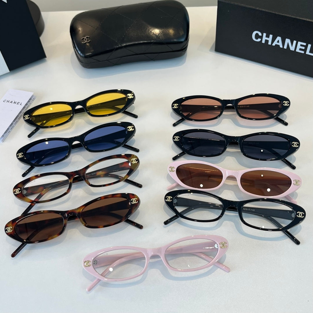 Chanel Cat-Eye Silver Lens Sunglasses for Men & Women - 465126 - detail image 11