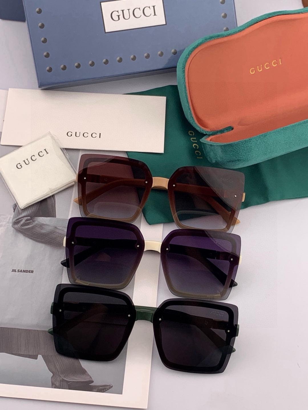 Gucci G9222 Polarized Square Gold Lens Sunglasses for Men & Women - 464894 - detail image 7