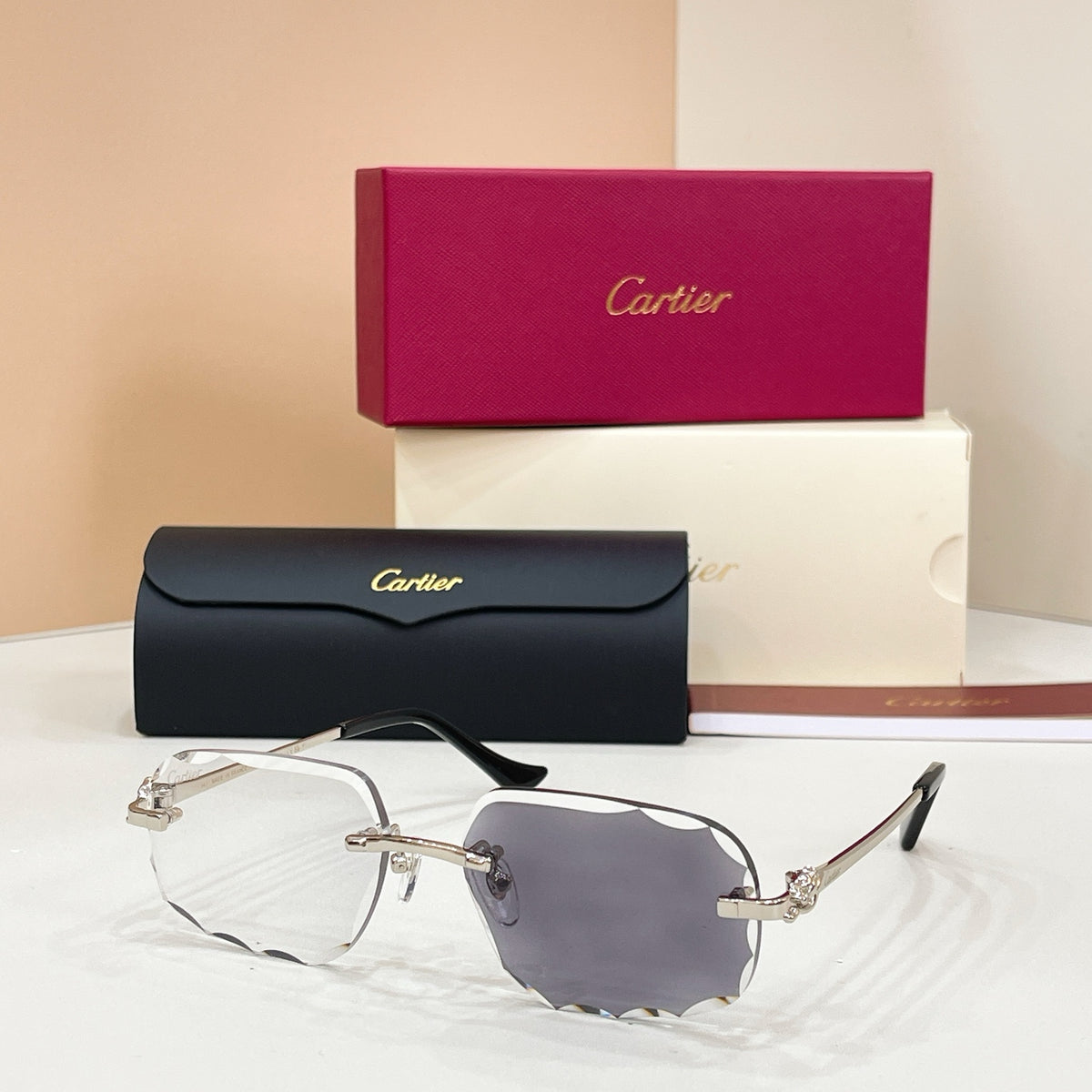 Cartier CT0804S Photochromic Fashion Black Lens Sunglasses for Men & - 132561 - detail image 9