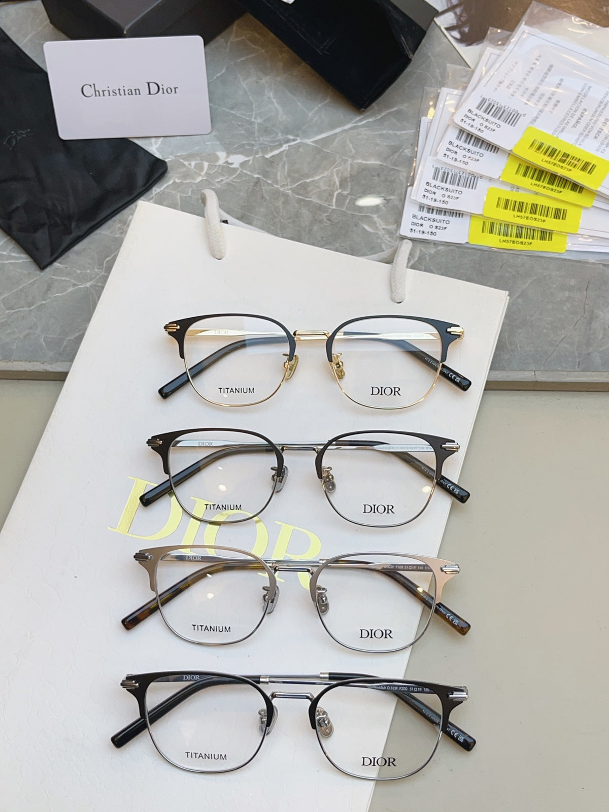 Dior DIOR Titanium Fashion Brown Lens Sunglasses for Men & Women - detail image 6