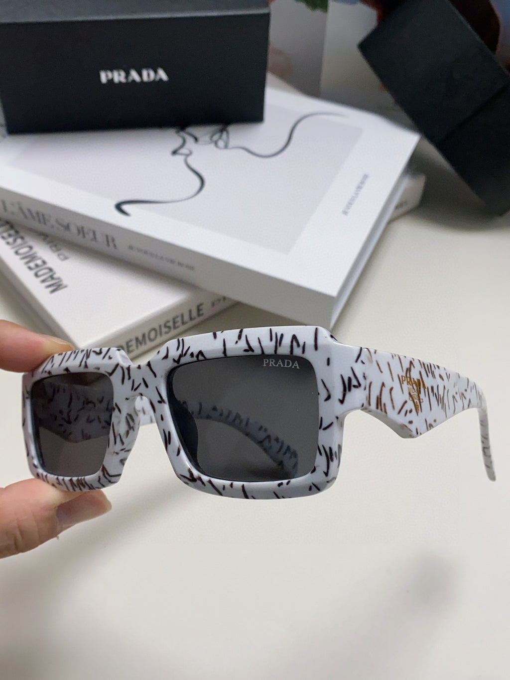 Prada Fashion Gray Lens Sunglasses for Women - 449403 - detail image 5