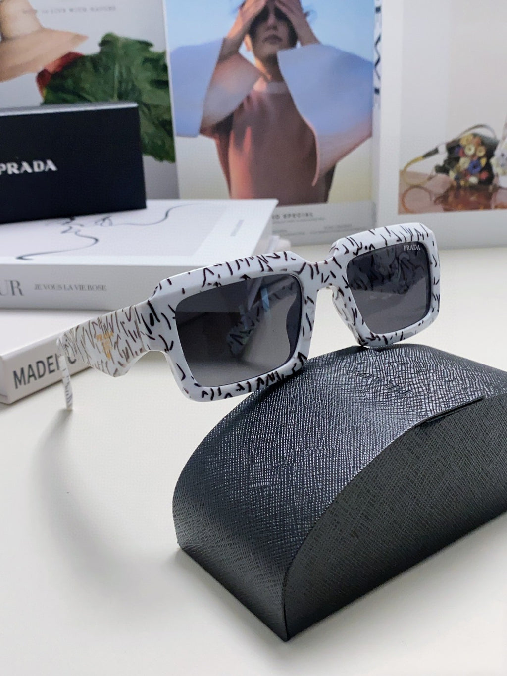 Prada Fashion Gray Lens Sunglasses for Women - 449403 - detail image 7