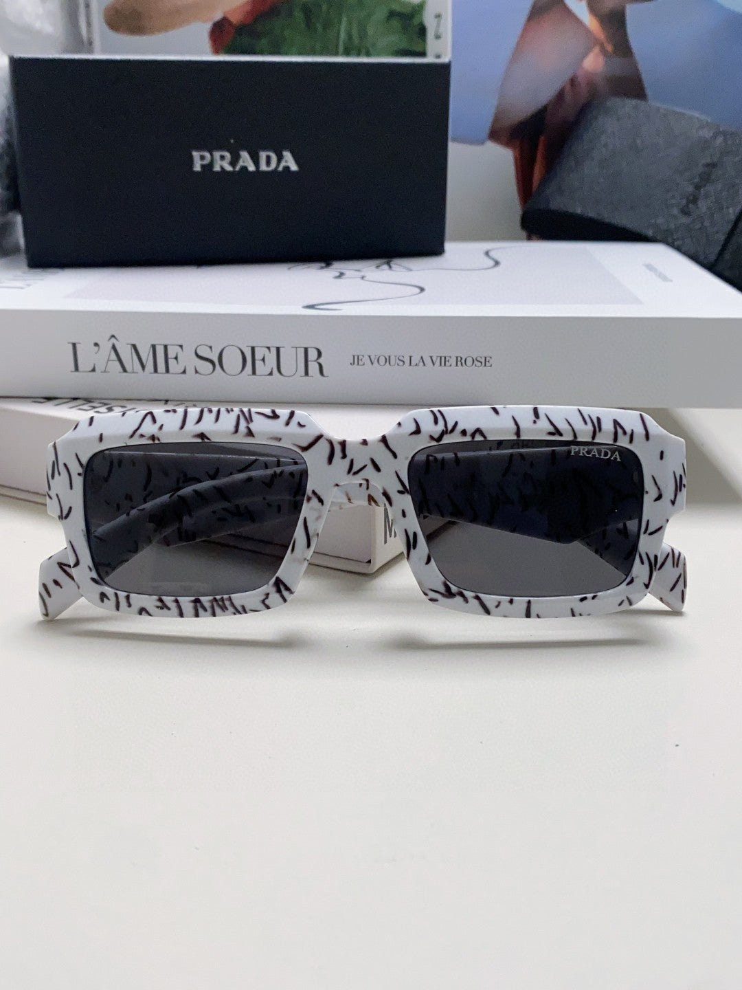 Prada Fashion Gray Lens Sunglasses for Women - 449403 - detail image 6