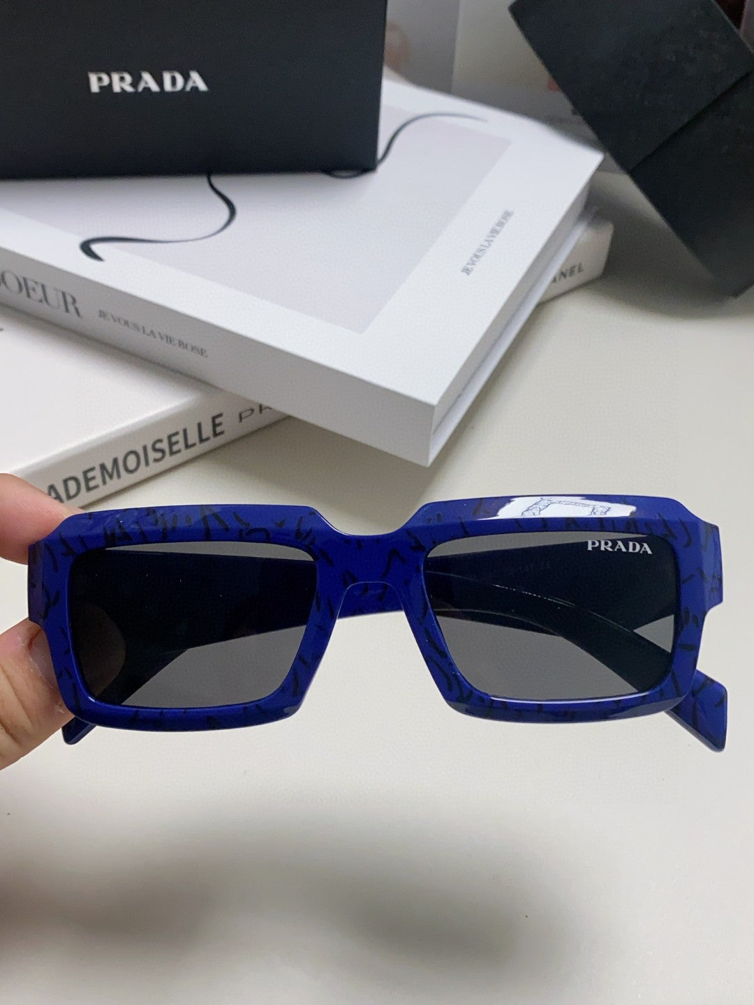 Prada Fashion Blue Lens Sunglasses for Women - 449404 - detail image 3