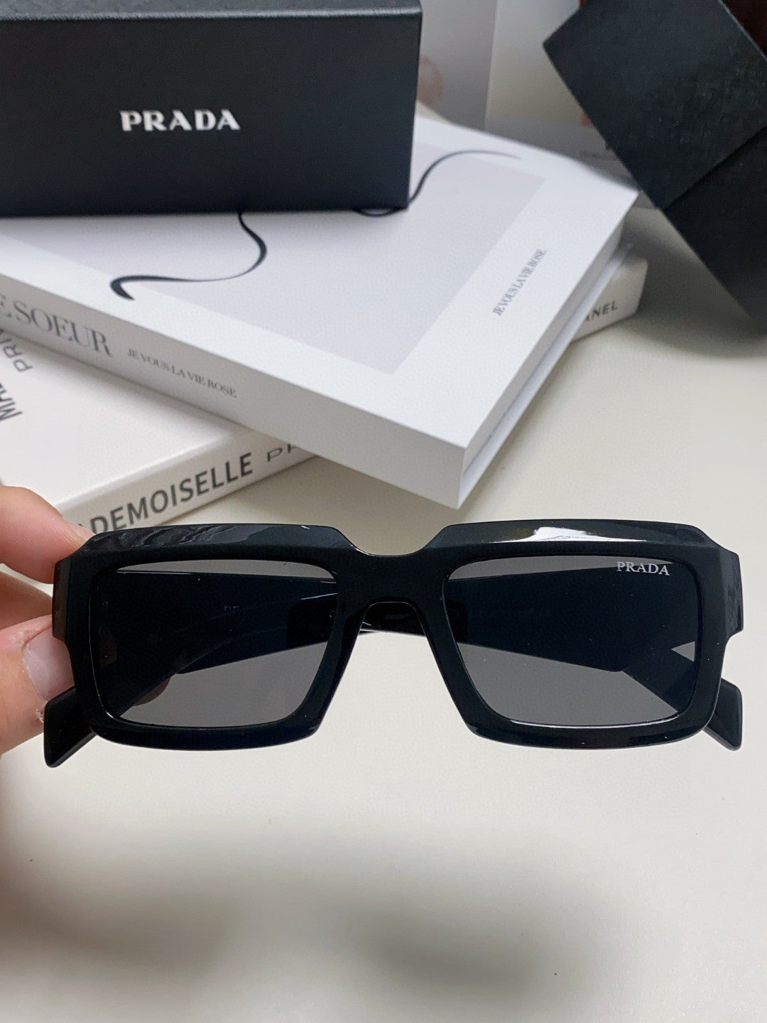 Prada Fashion Gray Lens Sunglasses for Women - 449405 - detail image 2