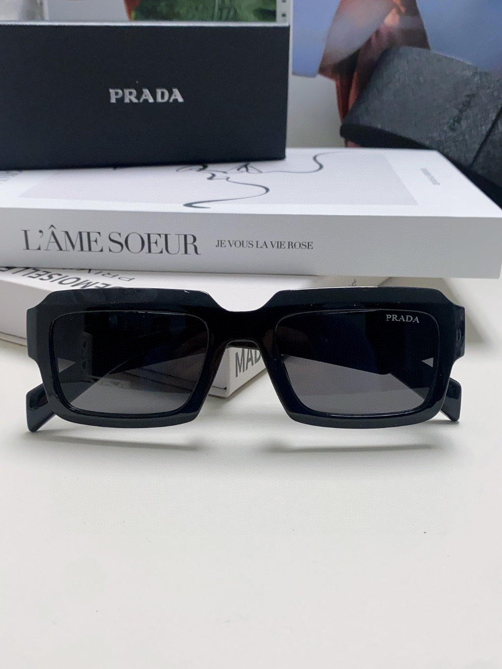 Prada Fashion Gray Lens Sunglasses for Women - 449405 - detail image 5