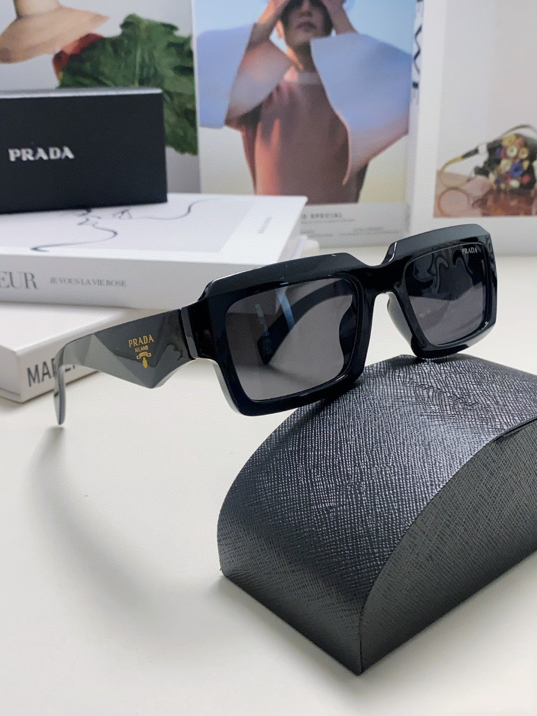 Prada Fashion Gray Lens Sunglasses for Women - 449405 - detail image 6