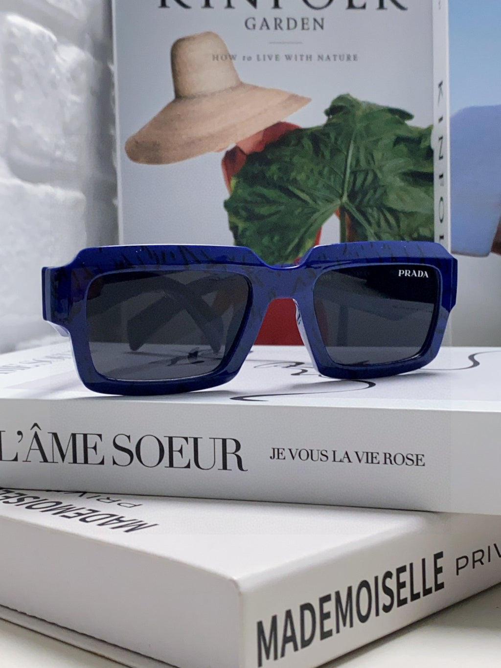 Prada Fashion Blue Lens Sunglasses for Women