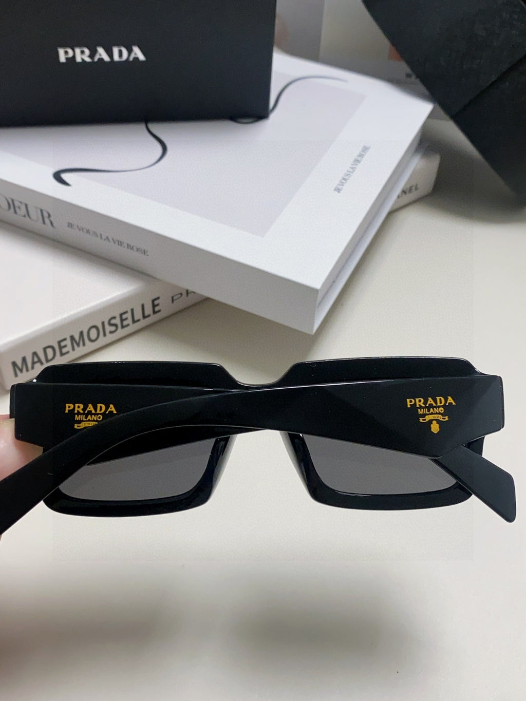 Prada Fashion Gray Lens Sunglasses for Women - detail image 3