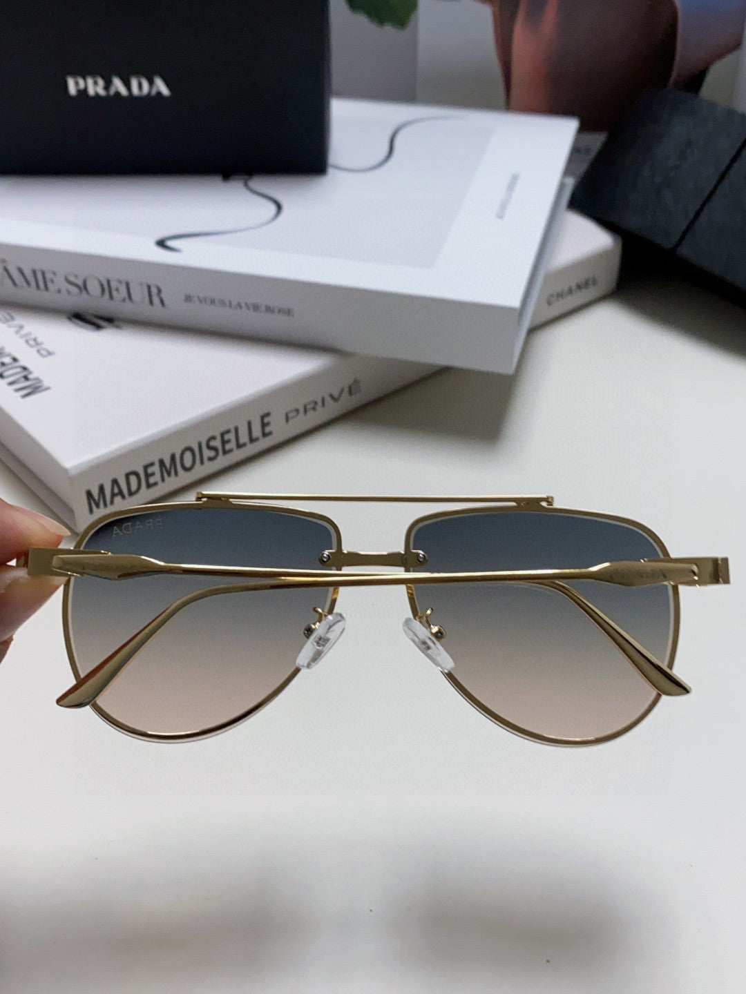 Prada Fashion Gray Lens Sunglasses for Men & Women - 487048 - detail image 4