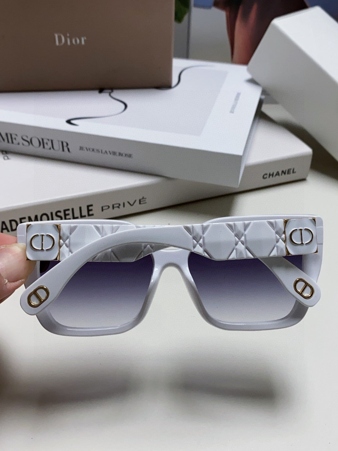 Dior Fashion Silver Lens Sunglasses for Women - 371934 - detail image 4