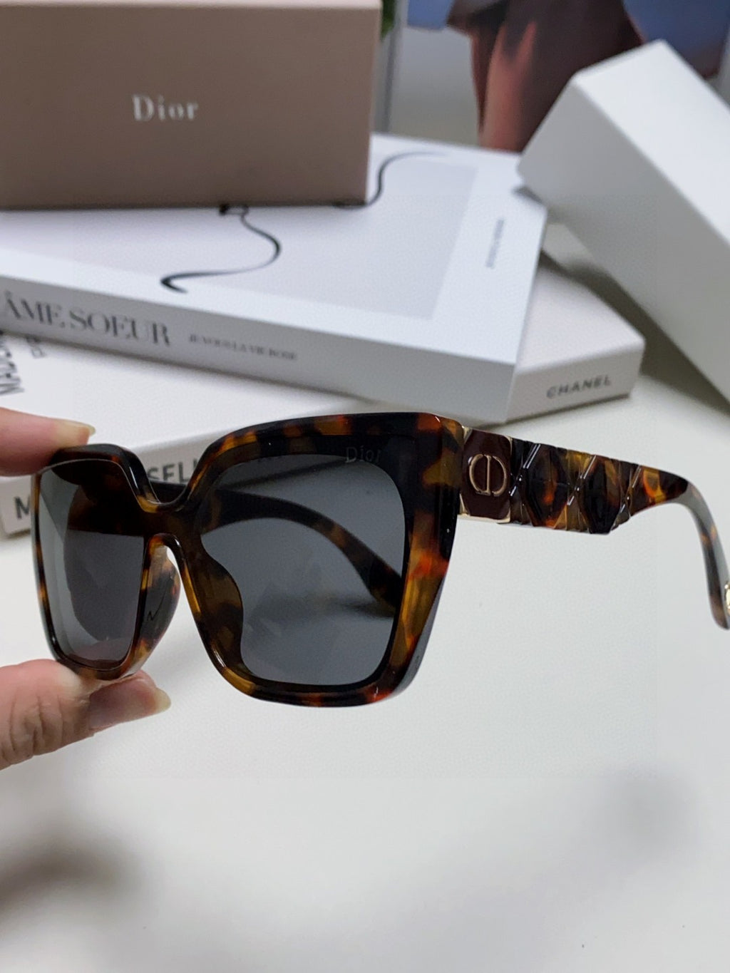 Dior Fashion Silver Lens Sunglasses for Women - 371935 - detail image 5
