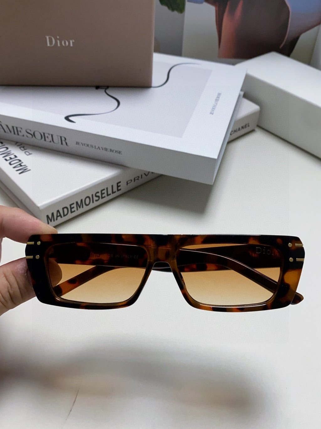 Dior Square Brown Lens Sunglasses for Men & Women - 371936 - detail image 3