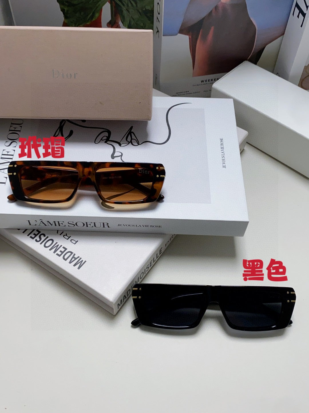 Dior Square Brown Lens Sunglasses for Men & Women - 371936 - detail image 9