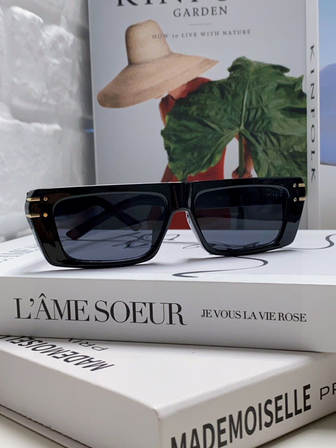 Dior Square Silver Lens Sunglasses for Men & Women - 371937