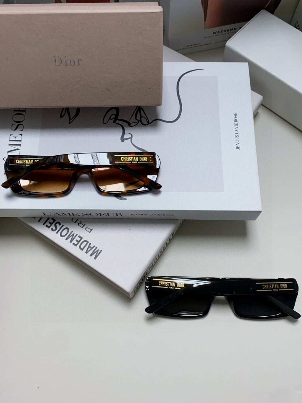 Dior Square Silver Lens Sunglasses for Men & Women - 371937 - detail image 8
