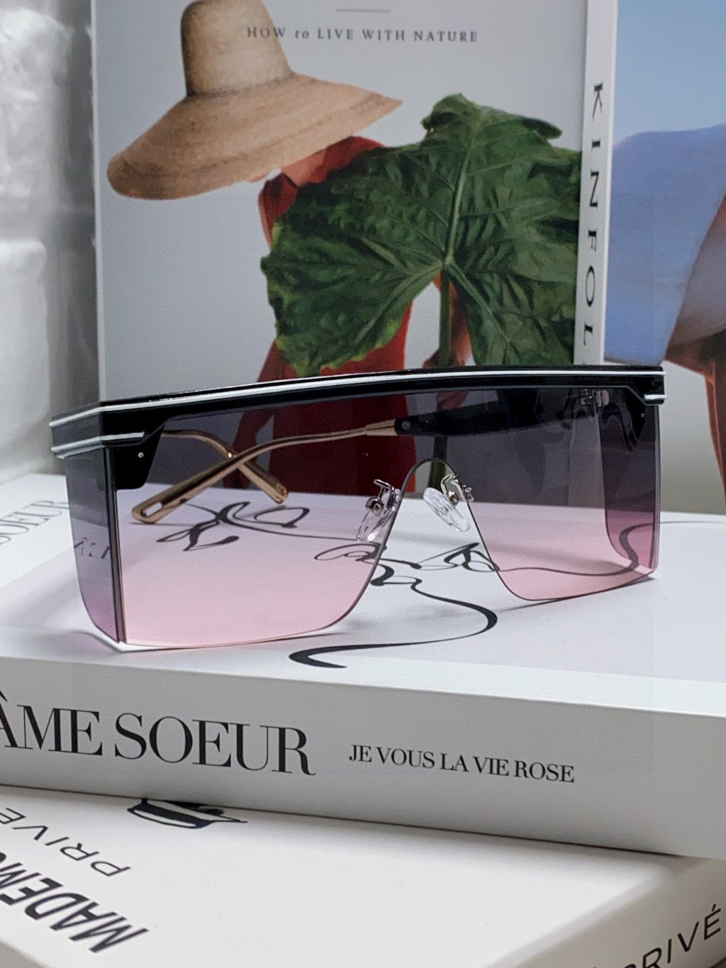 Dior Oversized Gray Lens Sunglasses for Men & Women - 371938