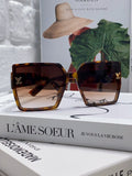 Louis Vuitton Square Red Lens Sunglasses for Women - 414916