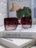 Louis Vuitton Polarized Oversized Red Lens Sunglasses for Women - 414918