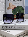 Louis Vuitton Polarized Oversized Gray Lens Sunglasses for Women