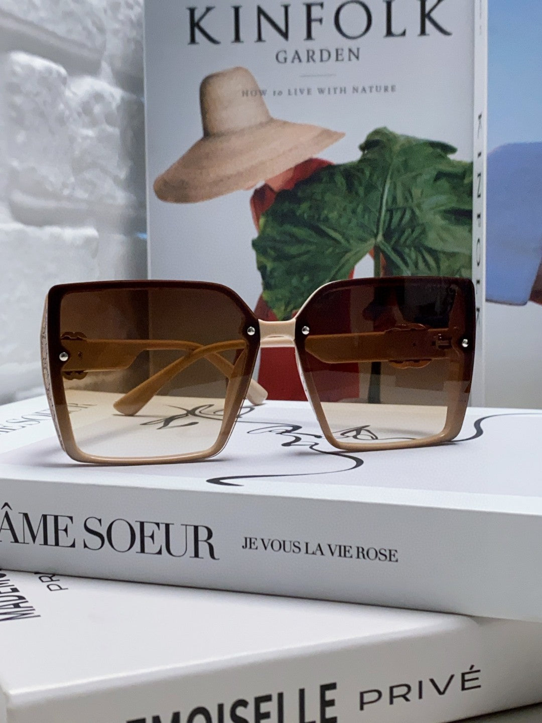 Gucci Oversized Brown Lens Sunglasses for Women - 448821