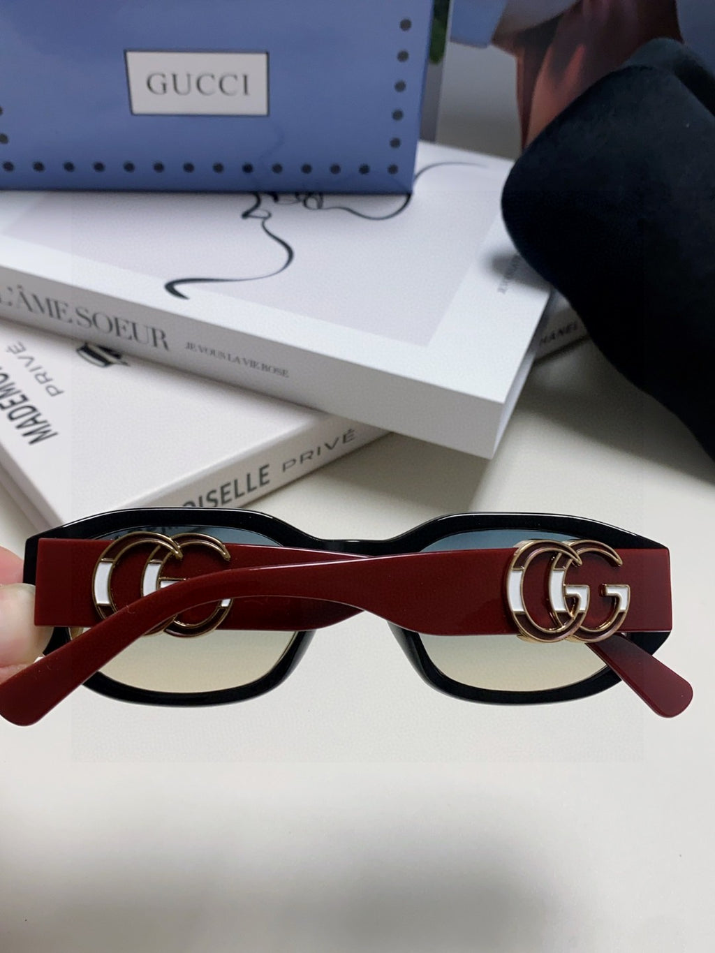Gucci Round Silver Lens Sunglasses for Men & Women - 448811 - detail image 4