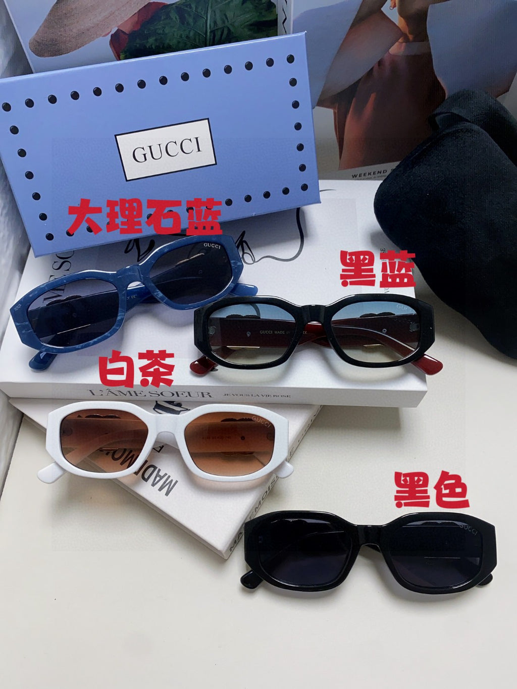 Gucci Round Silver Lens Sunglasses for Men & Women - 448811 - detail image 9