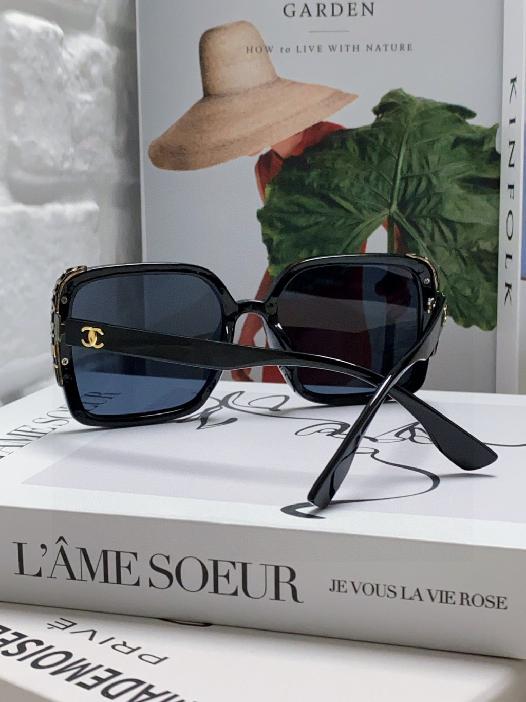 Chanel Square Blue Lens Sunglasses for Women - 448911 - detail image 2
