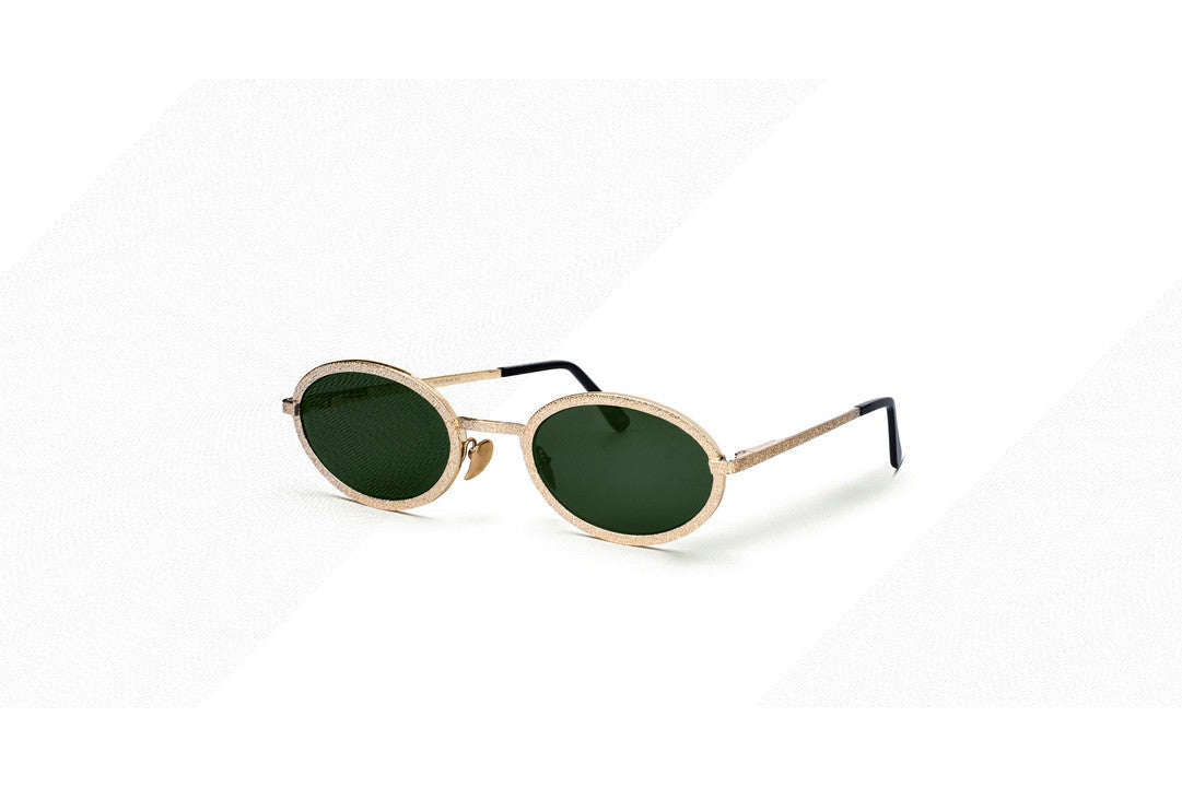 Chanel Metal Oval Black Lens Sunglasses for Women - 448927