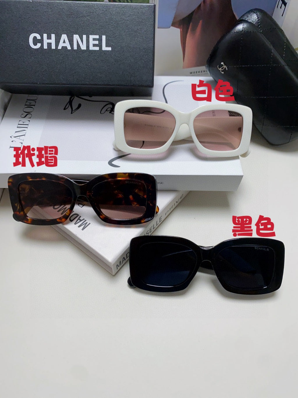 Chanel Fashion Gold Lens Sunglasses for Men & Women - 448940 - detail image 11