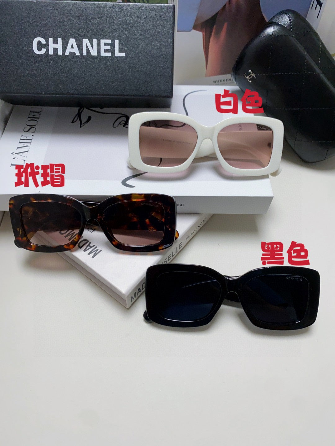 Chanel Fashion Gold Lens Sunglasses for Men & Women - 448940 - detail image 11