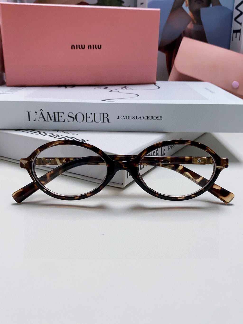 Miu Miu Round Black Lens Sunglasses for Men & Women - detail image 6