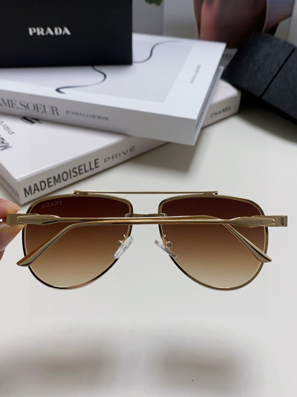 Prada Fashion Gray Lens Sunglasses for Men & Women - 465684 - detail image 3