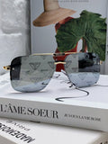 Prada Polarized Square Gray Lens Sunglasses for Men & Women - 465686