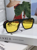 Prada Aviator Gold Lens Sunglasses for Men