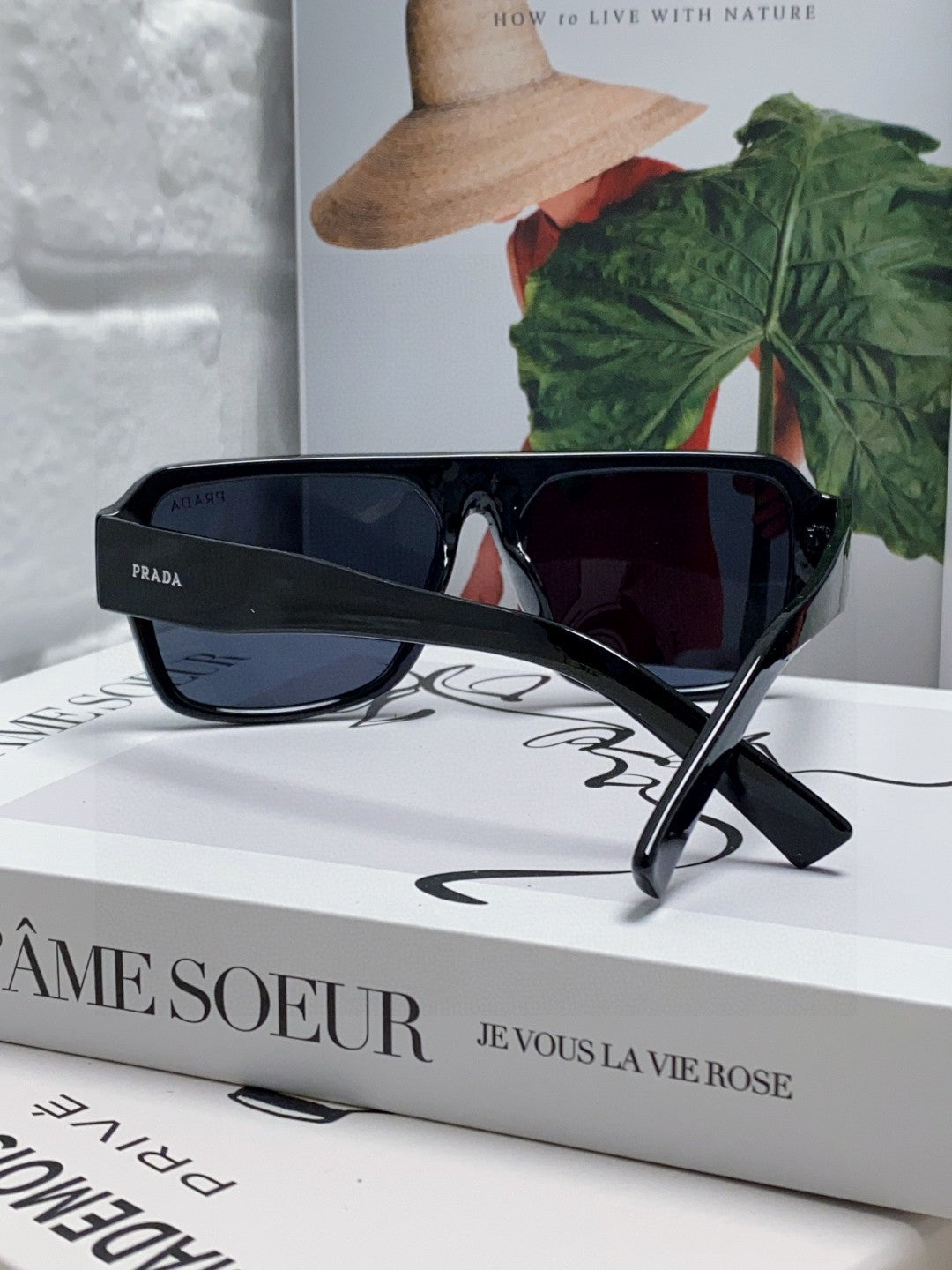 Prada Aviator Blue Lens Sunglasses for Men - detail image 2