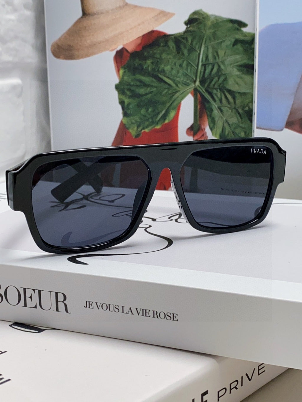 Prada Aviator Blue Lens Sunglasses for Men