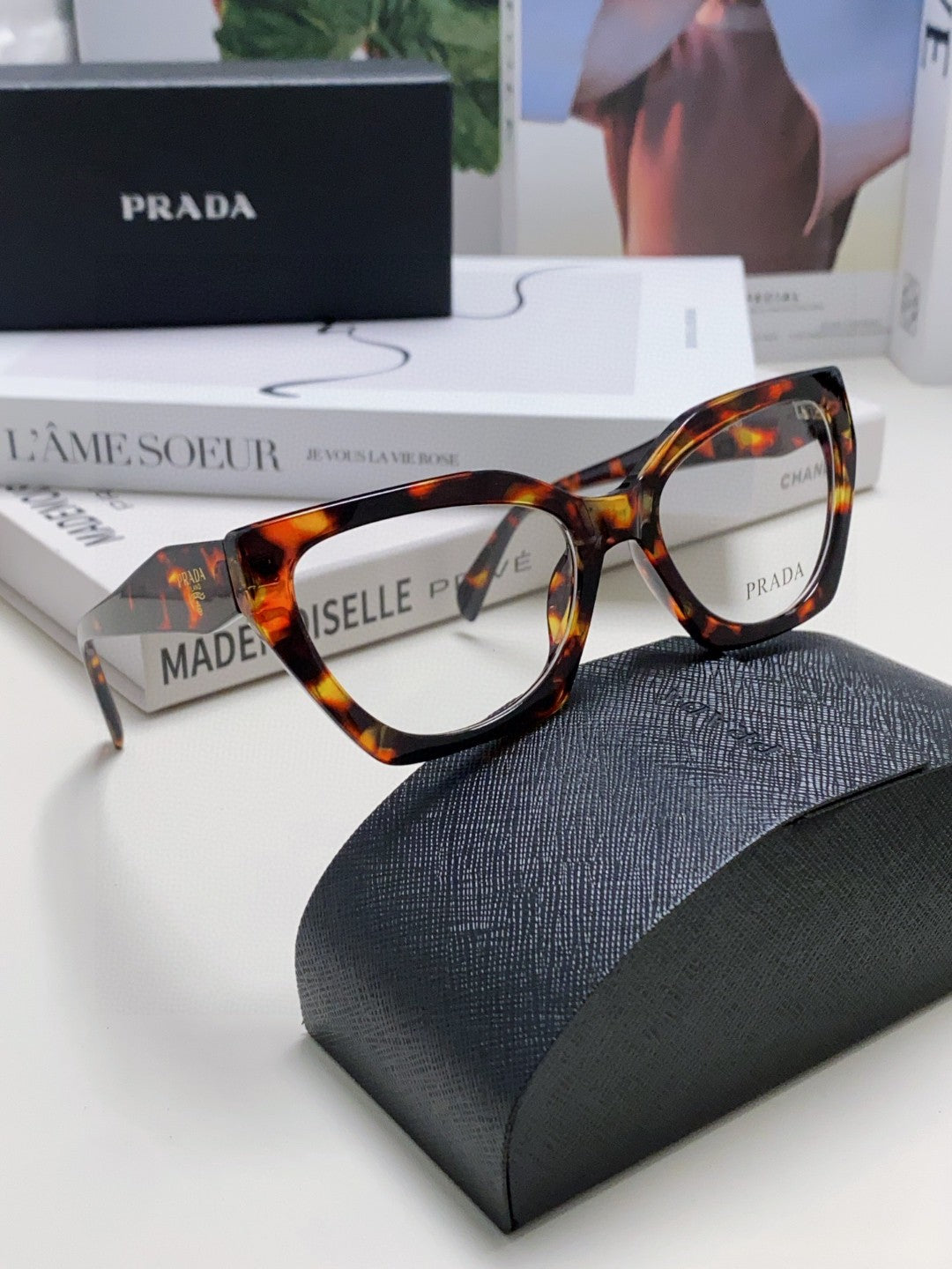 Prada Cat-Eye Silver Lens Sunglasses for Men & Women - detail image 7
