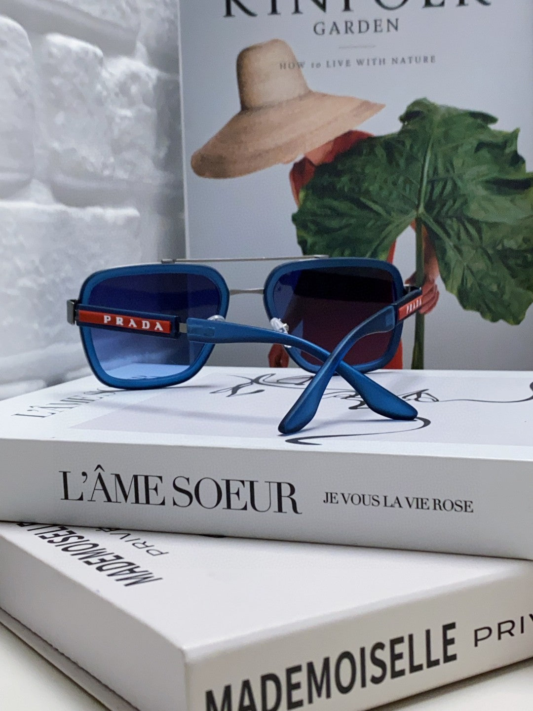 Prada Aviator Blue Lens Sunglasses for Men & Women - 465527