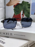 Prada Square Blue Lens Sunglasses for Men & Women - 465531