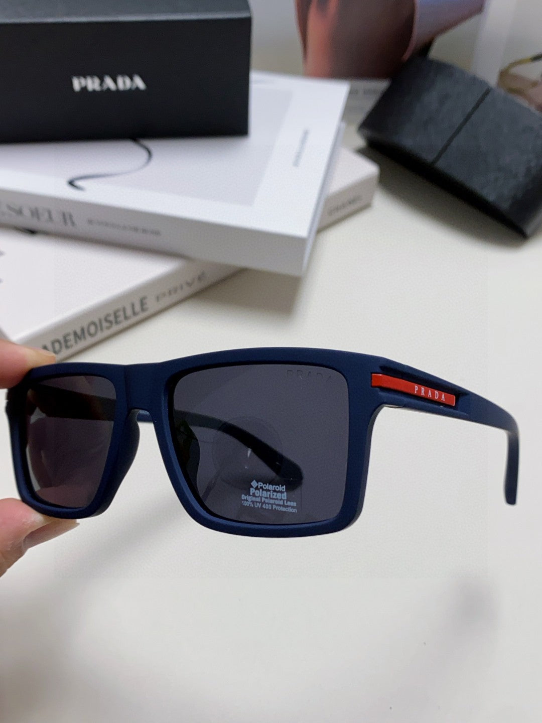 Prada Fashion Gray Lens Sunglasses for Men & Women - 465534 - detail image 5