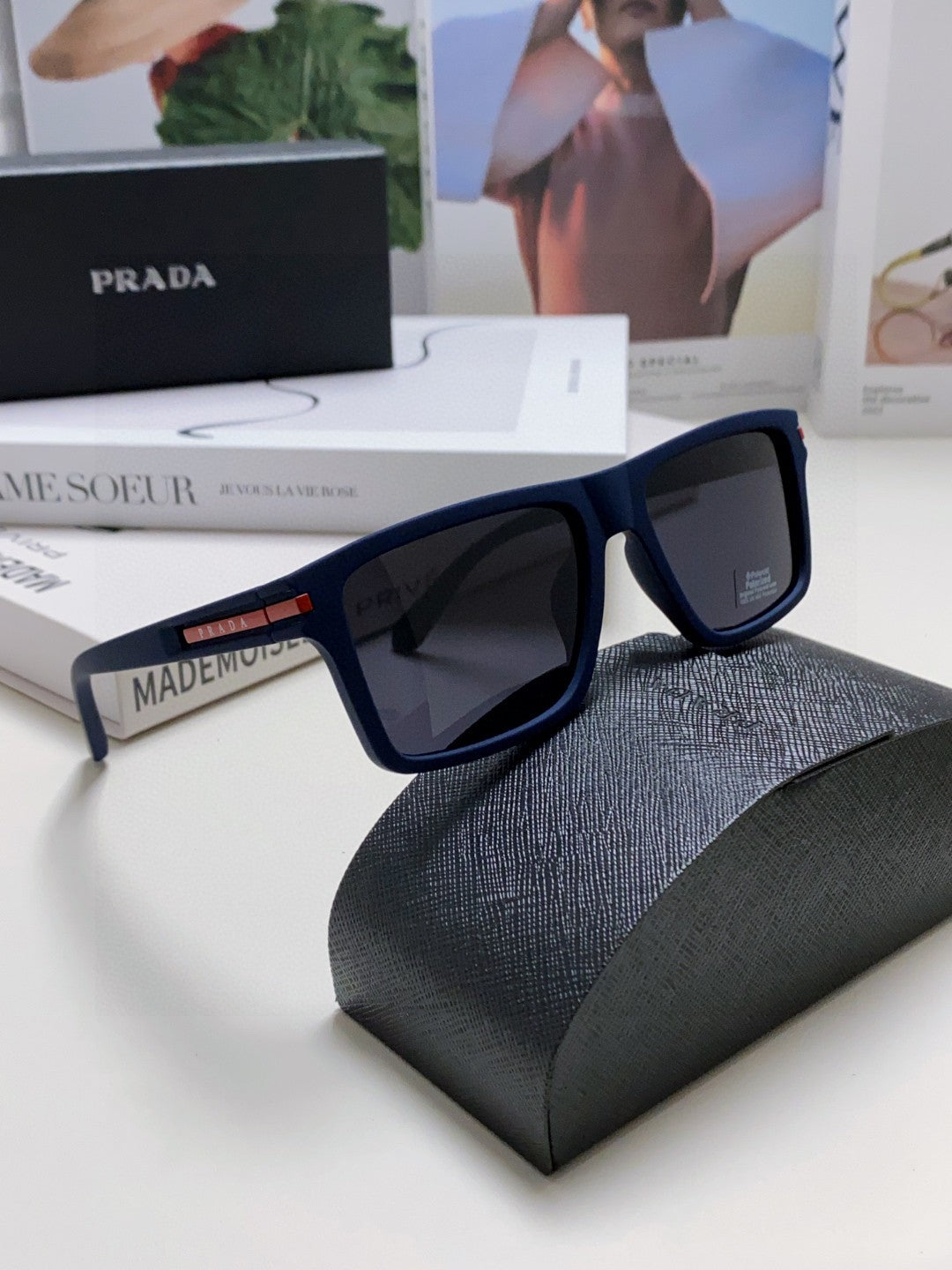 Prada Fashion Gray Lens Sunglasses for Men & Women - 465534 - detail image 7