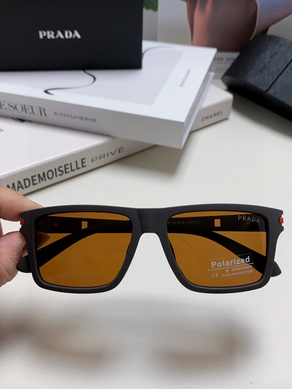 Prada Fashion Gray Lens Sunglasses for Men & Women - 465536 - detail image 3