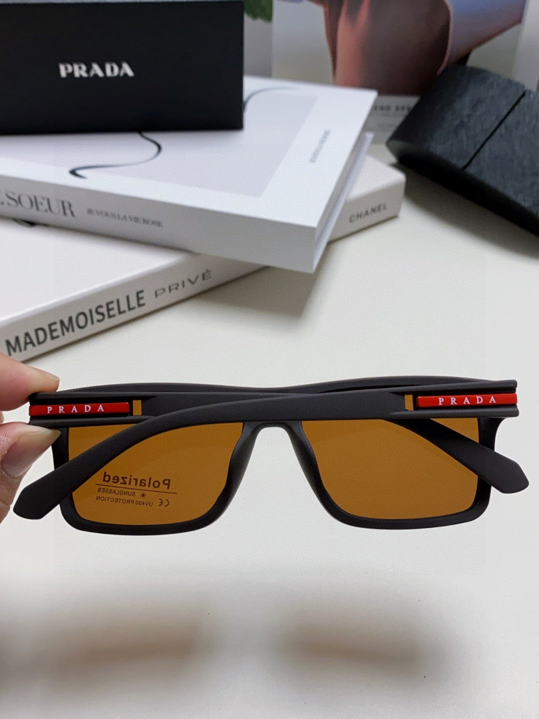 Prada Fashion Gray Lens Sunglasses for Men & Women - 465536 - detail image 4