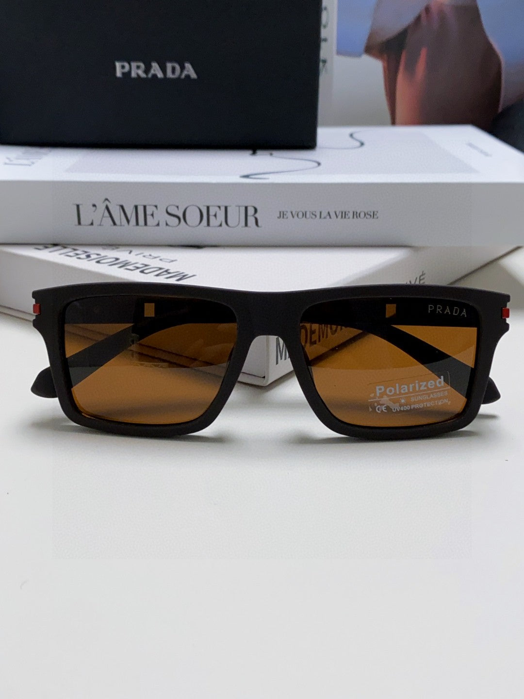Prada Fashion Gray Lens Sunglasses for Men & Women - 465535 - detail image 6