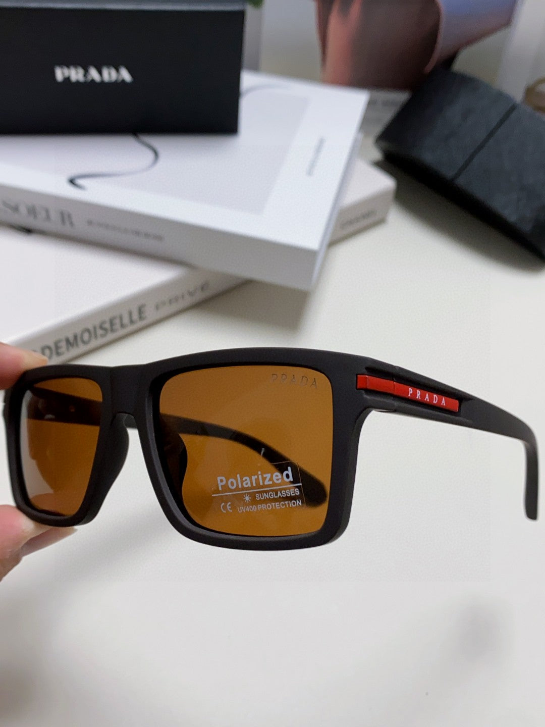 Prada Fashion Gray Lens Sunglasses for Men & Women - 465536 - detail image 5
