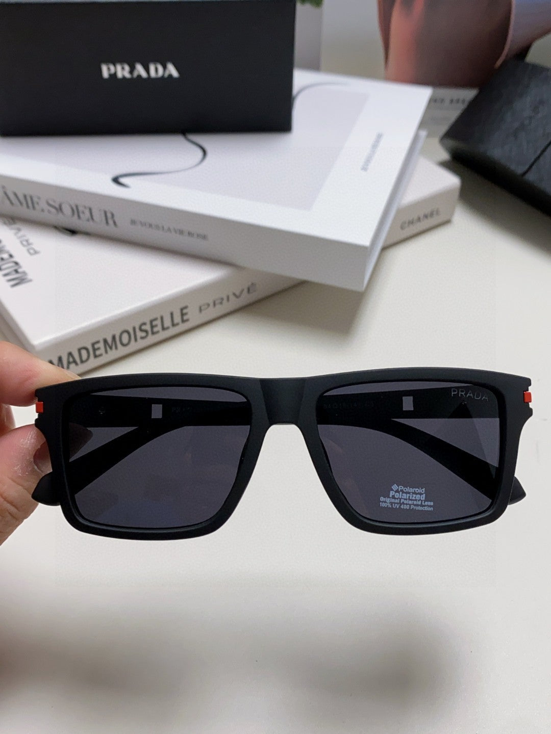 Prada Fashion Silver Lens Sunglasses for Men & Women - 465537 - detail image 3
