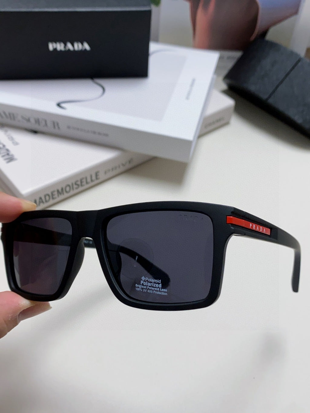 Prada Fashion Silver Lens Sunglasses for Men & Women - 465537 - detail image 5