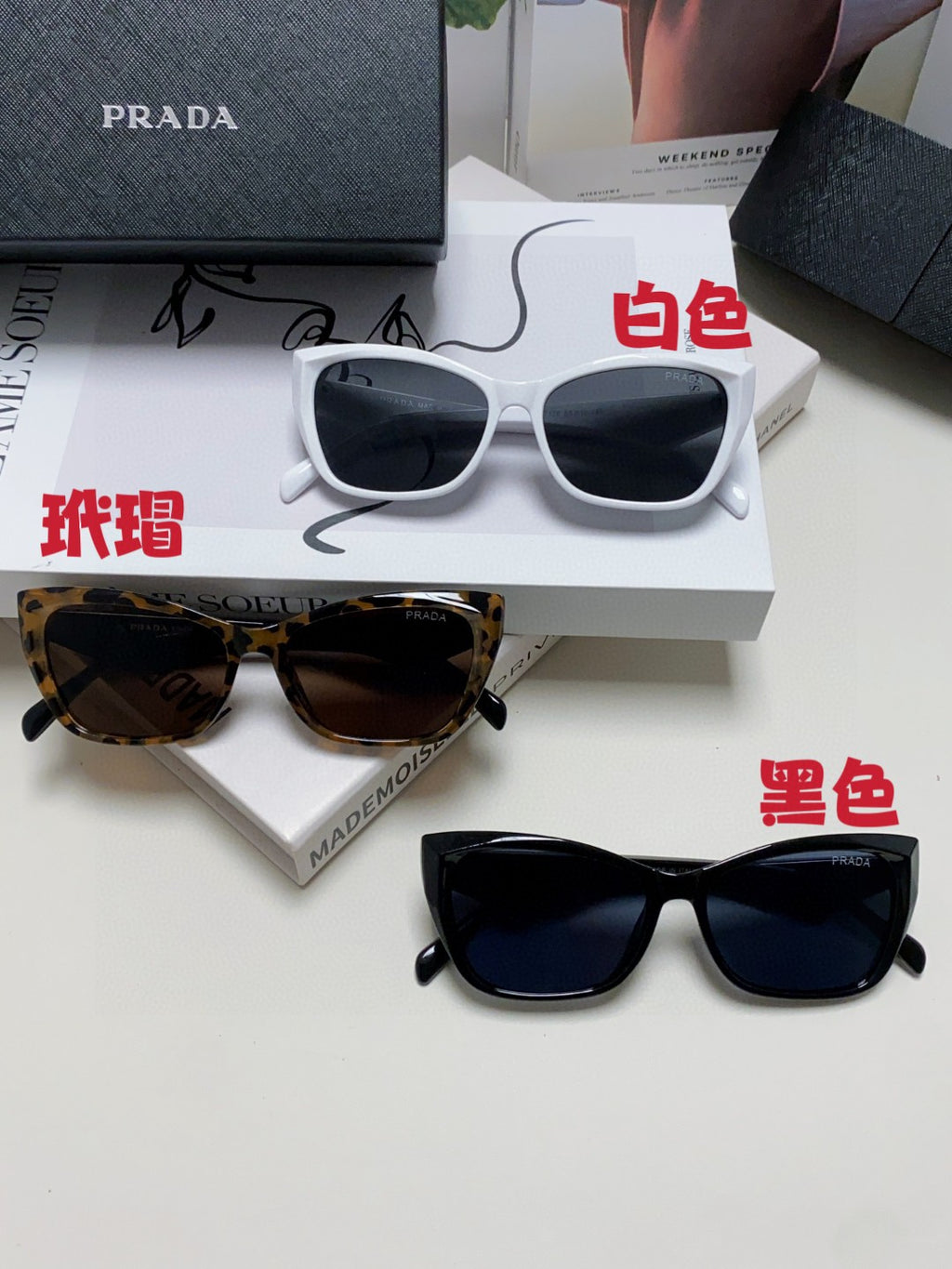 Prada Fashion Gray Lens Sunglasses for Men & Women - 465540 - detail image 9