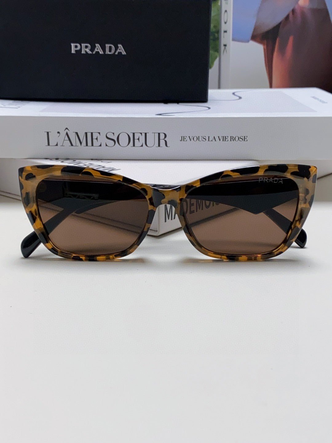 Prada Fashion Brown Lens Sunglasses for Men & Women - 415710 - detail image 6